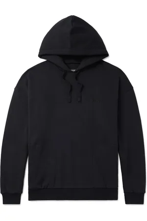 Ermenegildo Zegna Logo-Embroidered Cotton-Blend Jersey Hoodie