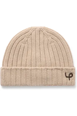 Loro Piana Logo-Embroidered Ribbed Cashmere Beanie
