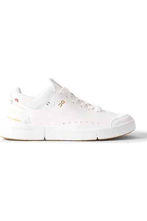 On Running Roger Federer The Roger Centre Court Vegan Leather and Mesh Tennis Sneakers