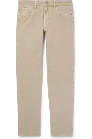 Loro Piana Quarona Slim-Fit Stretch-Cotton Twill Trousers