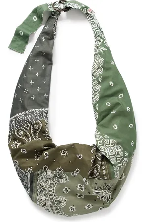 KAPITAL Snufkin Patchwork Bandana-Print Voile Messenger Bag