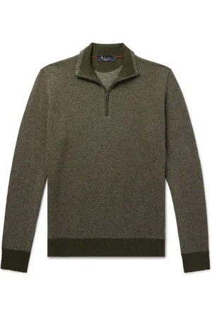 Loro Piana Roadster Cashmere Half-Zip Sweater