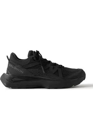 Salomon Odyssey ELMT Low Suede and Mesh Sneakers