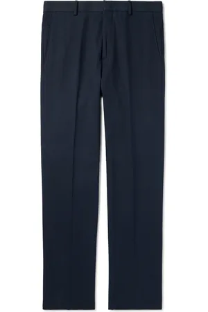 Loro Piana Jarno Austin Straight-Leg Stretch-Cotton Twill Trousers