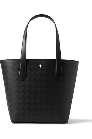 Montblanc 146 Textured-Leather Tote Bag