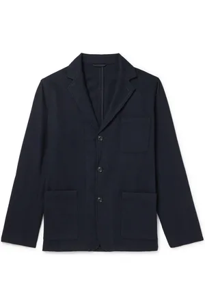 HARTFORD Jonny Unstructured Wool-Blend Suit Jacket