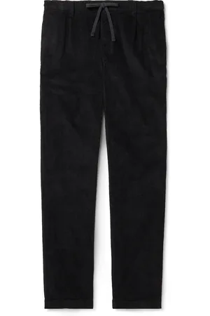 HARTFORD Tanker Slim-Fit Straight-Leg Cotton-Corduroy Drawstring Trousers