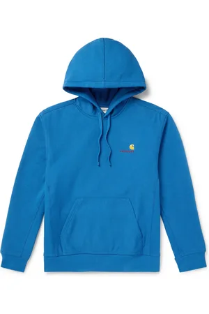 Carhartt American Script Logo-Embroidered Cotton-Blend Jersey Hoodie