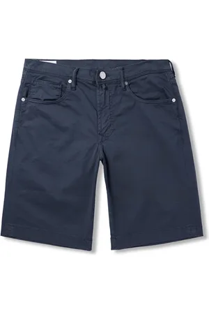 Incotex Division Straight-Leg Cotton-Blend Shorts