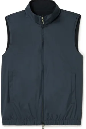 Loro Piana Slim-Fit Storm System Reversible Nylon and Wool Gilet