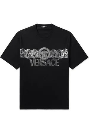 VERSACE Medusa Logo-Print Cotton-Jersey T-Shirt