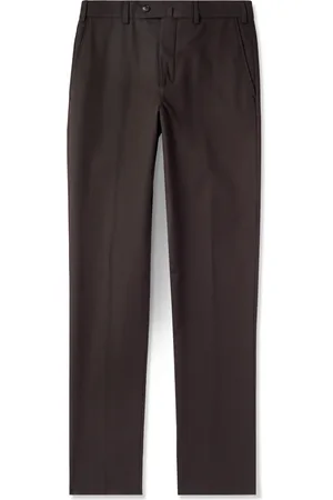 Loro Piana Carlo Hyannis Tapered Cotton-Blend Trousers
