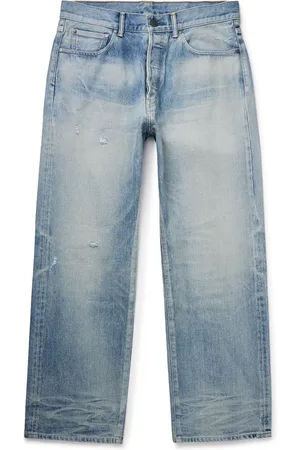 JOHN ELLIOTT Wyatt Straight-Leg Distressed Jeans