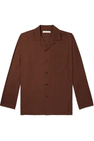 Umit Benan B+ UMIT BENAN B, Convertible-Collar Silk-Twill Shirt