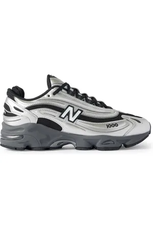 New Balance 1000 Leather and Mesh Sneakers