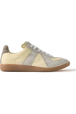 Maison Margiela Replica Shell and Suede Sneakers