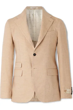 MASSIMO ALBA Linen, Wool, Silk and Cashmere-Blend Twill Blazer
