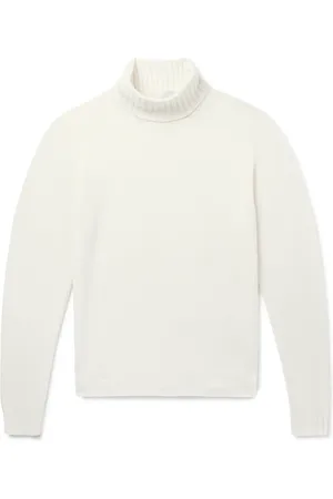 Saman Amel Hagen Ribbed Cashmere Rollneck Sweater