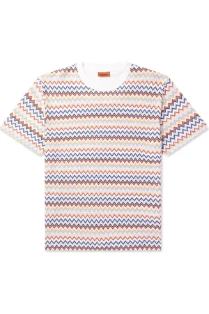 Missoni Crochet-Knit Cotton T-Shirt