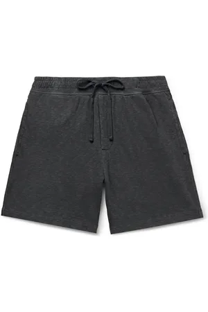 James Perse Loopback Cotton-Jersey Drawstring Shorts