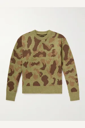 KAPITAL Camouflage-Print Jacquard-Knit Sweater