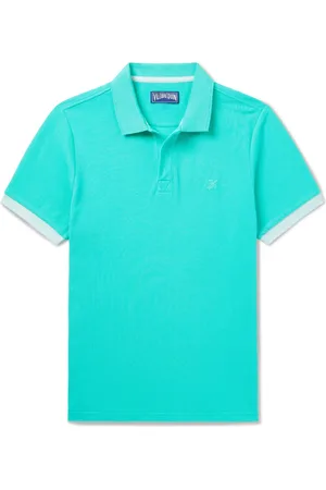 Vilebrequin Slim-Fit Logo-Embroidered Organic Cotton-Piqué Polo Shirt