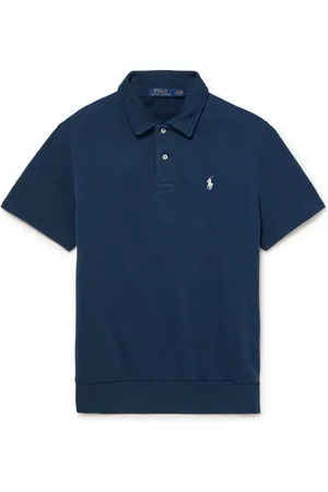 Ralph Lauren Logo-Embroidered Cotton-Jersey Polo Shirt