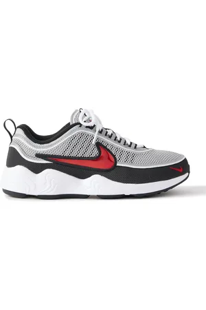 Nike Air Zoom Spiridon Rubber-Trimmed Mesh Sneakers