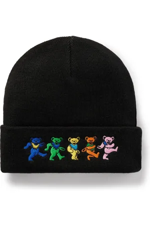 This Is Never That Grateful Dead Dancing Bears Embroidered Knitted Beanie