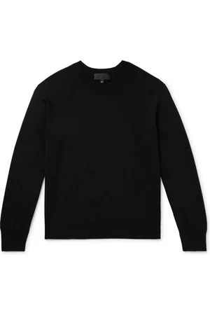 NILI LOTAN Reggie Silk and Cotton-Blend Sweater