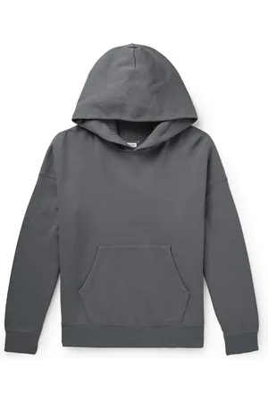 VISVIM Jumbo Garment-Dyed Cotton-Blend Jersey Hoodie