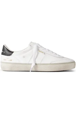 Golden Goose Soul-Star Distressed Leather Sneakers