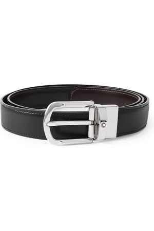 Montblanc 3cm Reversible Leather Belt