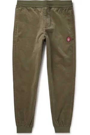 adidas C.P. Company Spezial Settend Tapered Logo-Appliquéd Cotton-Blend Corduroy Track Pants