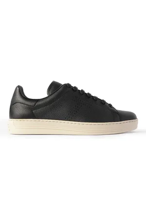 Tom Ford Warwick Perforated Full-Grain Leather Sneakers