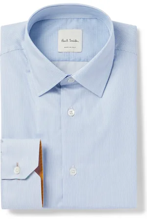 Paul Smith Striped Cotton-Poplin Shirt