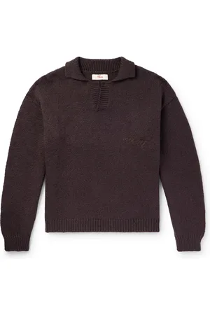 CHERRY LOS ANGELES Logo-Embroidered Organic Cotton Sweater
