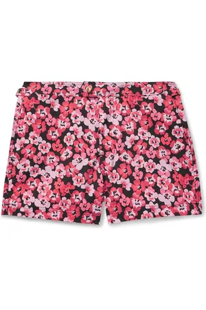 Tom Ford Floral-Print Slim-Fit Short-Length Swim Shorts