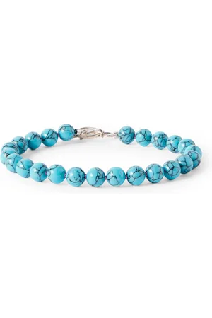 Pins & Needles Silver-Plated and Turquoise Bracelet