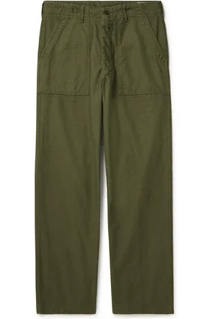 ORSLOW Fatigue Straight-Leg Cotton-Sateen Trousers