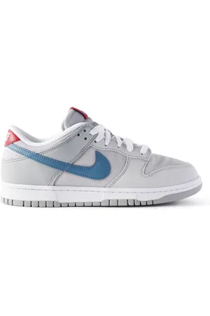 Nike Dunk Low Mesh and Leather Sneakers