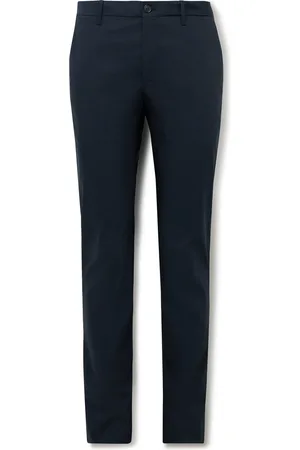 Incotex TeknoSartorial Slim-Fit Cotton-Blend Poplin Trousers