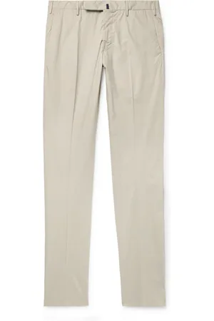 Incotex Venezia 1951 Slim-Fit Cotton-Blend Poplin Trousers