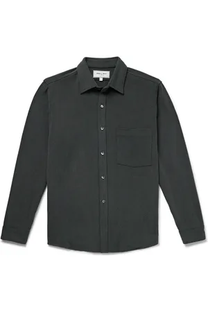 Small Talk Brushed-Silk Shirt
