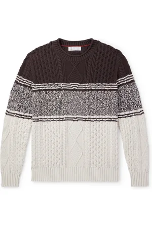 Brunello Cucinelli Cable-Knit Cotton Sweater