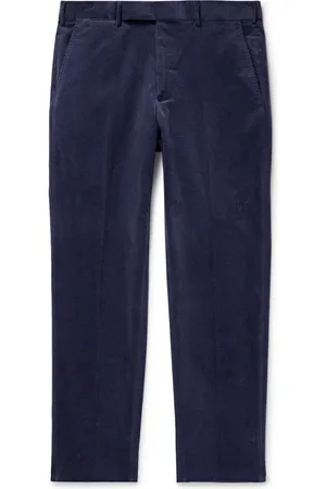 Ermenegildo Zegna Slim-Fit Tapered Cotton and Cashmere-Blend Corduroy Suit Trousers