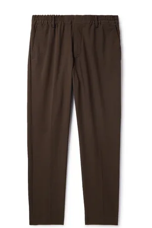 NN.07 Billie 1924 Slim-Fit Tapered Seersucker Trousers