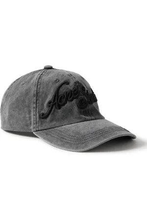 Acne Studios Carliy Tourist Logo-Embroidered Cotton-Twill Baseball Cap