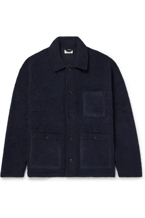 HARTFORD Service Wool-Blend Fleece Chore Jacket