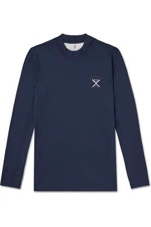 Brunello Cucinelli Logo-Print Stretch-Silk Ski Base Layer